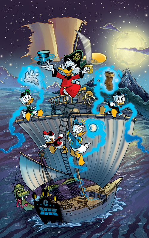 My first cover for IDW's "Uncle Scrooge" series