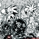 Sonic the Hedgehog #14B Inks<br>“Misdirection”